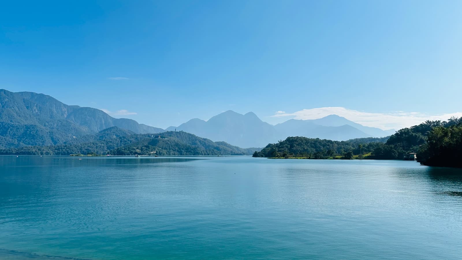 南投山湖常見景色