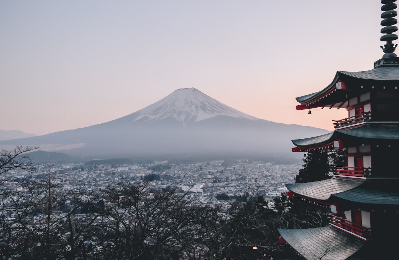 富士山與五重塔