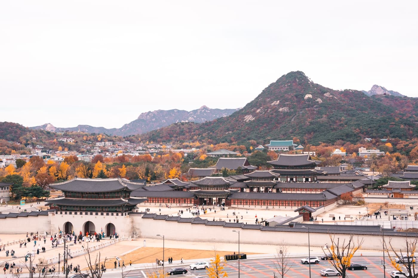 秋天的景福宮全景